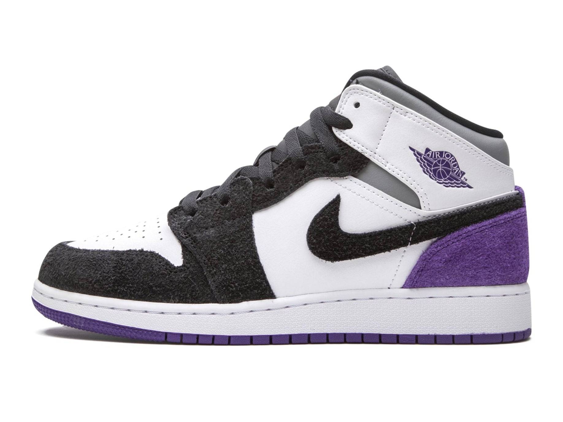 Air Jordan 1 Mid SE Purple Suede