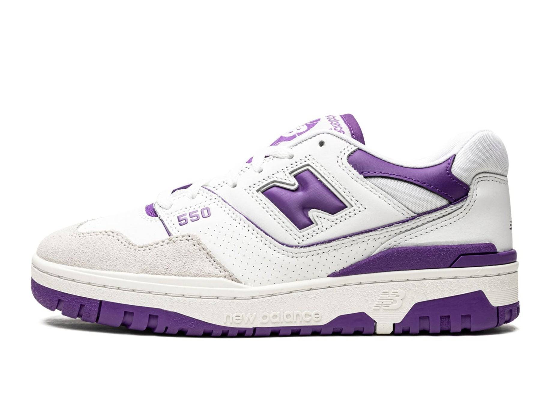 New Balance 550 White Purple